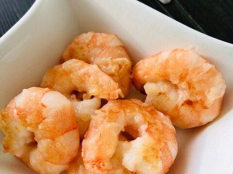 お弁当に☆シンプル塩えびソテー